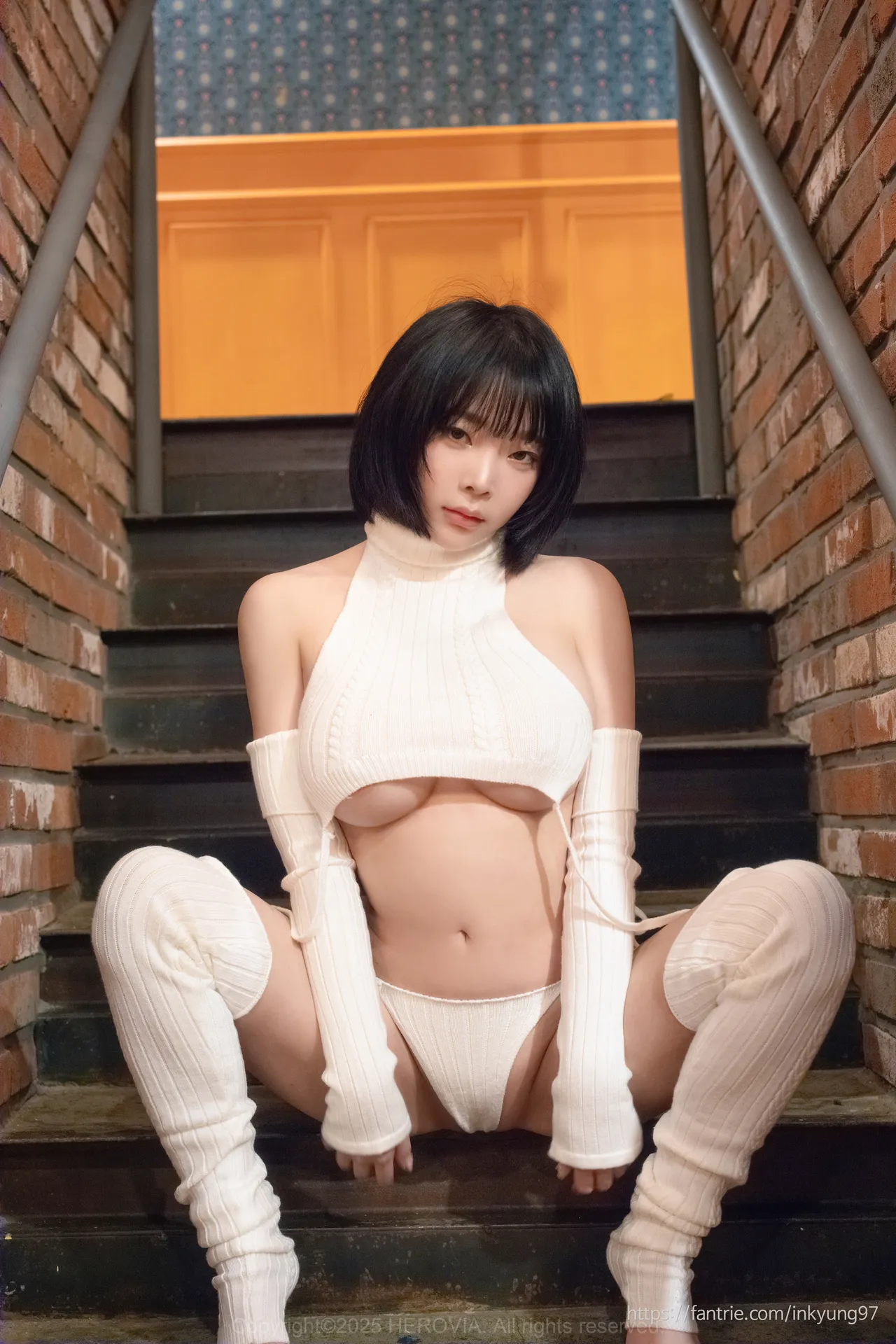 姜仁卿 - white sweater [14P1V-363MB]