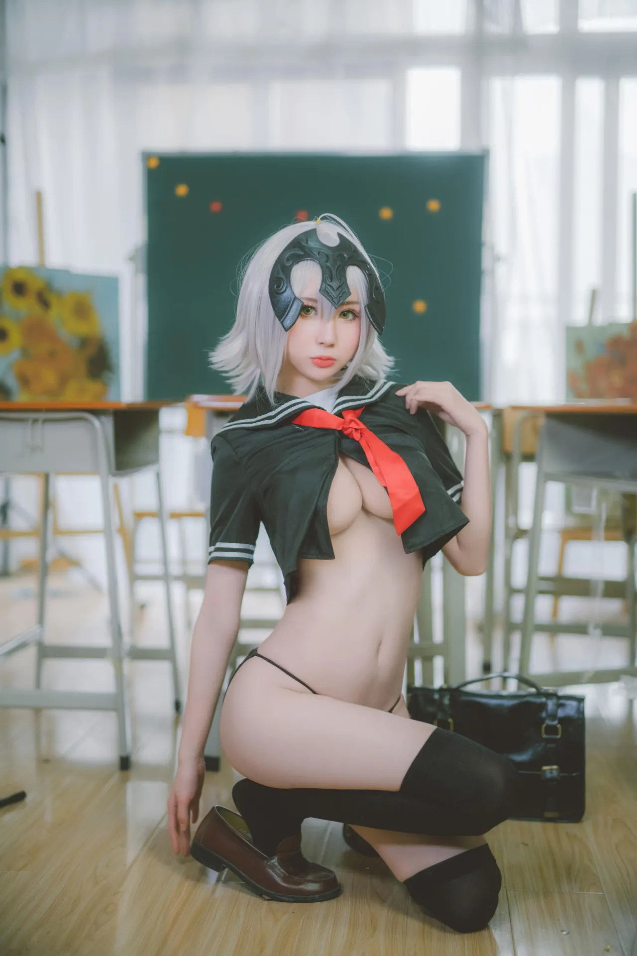 西园寺南歌 - 黑白贞德 JK制服 [24P-336MB]
