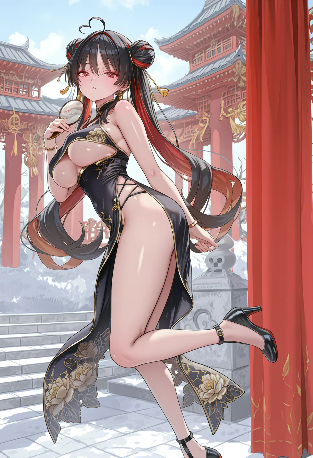 [dydy_cos]牡丹-胜利女神 : 妮姬(Moran (King of Flowers) - NIKKE)[108P28V-2.72GB]