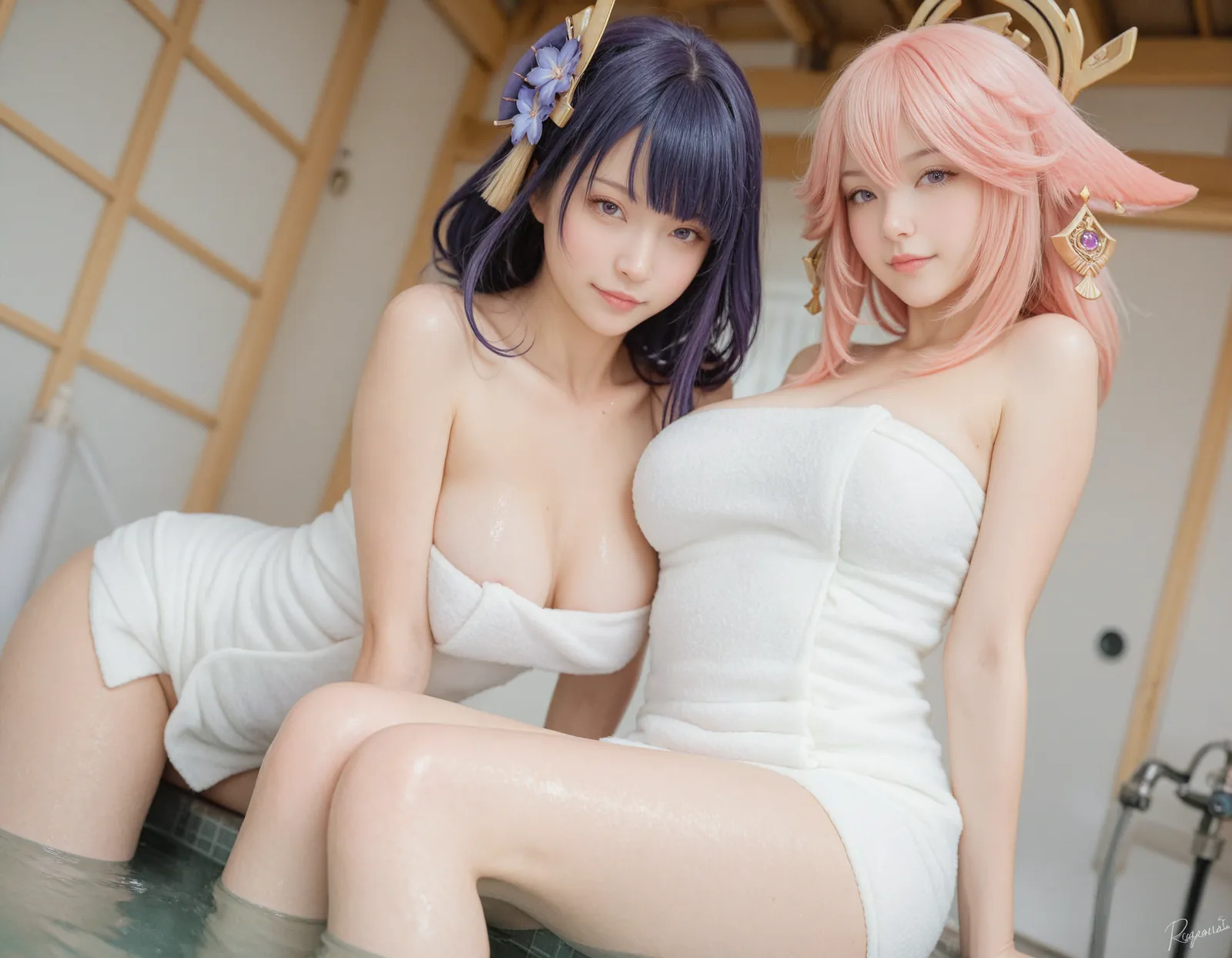 [dydy_cos]雷电将军 & 八重神子-原神(Raiden x Yae Miko - Genshin Impact)[102P-633MB]