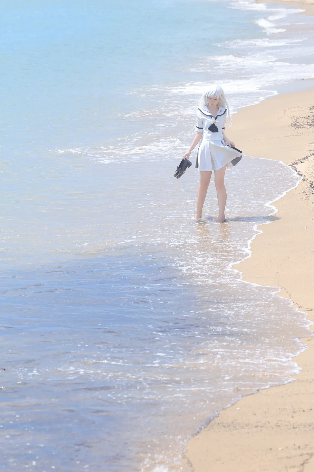 G44不会受伤 - Summer Pockets 鸣濑白羽 [15P-351MB]