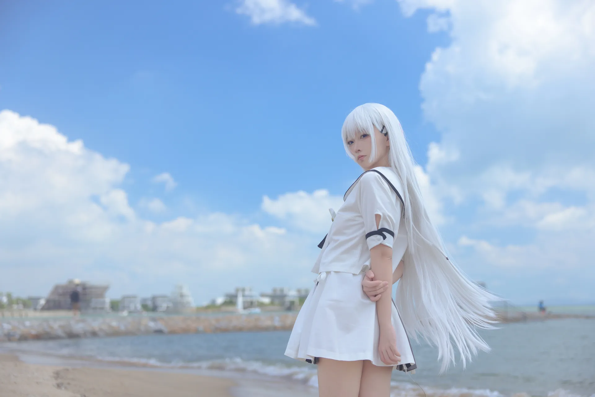 G44不会受伤 - Summer Pockets 鸣濑白羽 [15P-351MB]